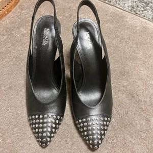 COPY - MK black slingback size 8